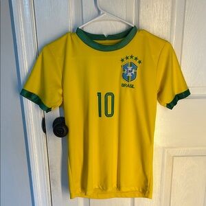 Brazil Kids Soccer Jersey - Neymar JR 10